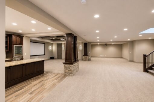 Compton custom home in Brookfield by Kingfogl – basement - rec room - view 1
