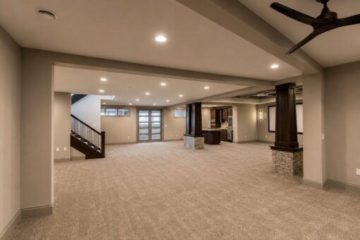 Compton custom home in Brookfield by Kingfogl – basement - rec room - view 2