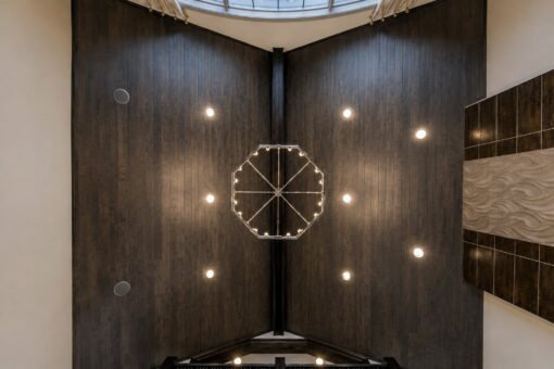 Compton custom home in Brookfield by Kingfogl – ceiling - great room