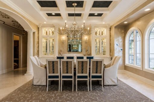 Gatsby custom home in Oconomowoc by Kingfogl – 1st floor - dining room - view 1