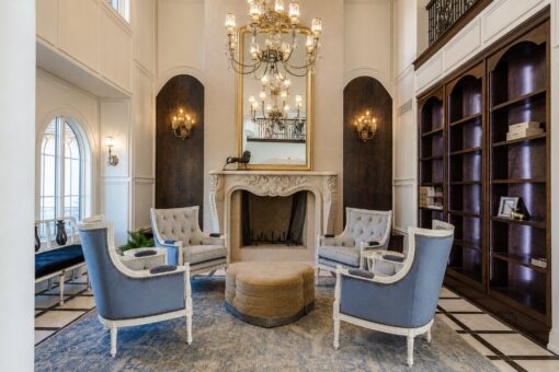Gatsby custom home in Oconomowoc by Kingfogl – 1st floor - library - view 3