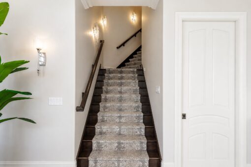 Gatsby custom home in Oconomowoc by Kingfogl – 1st floor - back staircase