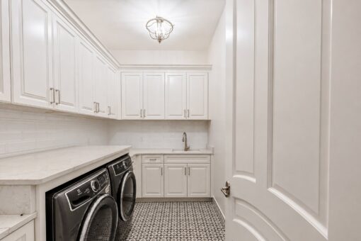 Gatsby custom home in Oconomowoc by Kingfogl – 1st floor - laundry room