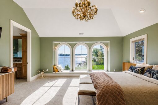 Gatsby custom home in Oconomowoc by Kingfogl – 2nd floor - sage bedroom - view 2