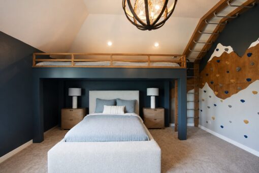 Gatsby custom home in Oconomowoc by Kingfogl – 2nd floor - kids bedroom - view 1