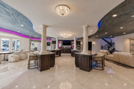 Gatsby custom home in Oconomowoc by Kingfogl – basement - lower level