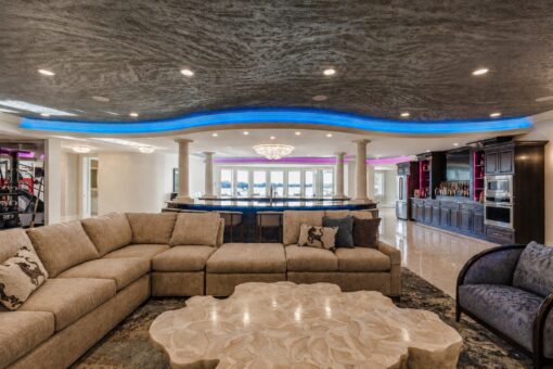 Gatsby custom home in Oconomowoc by Kingfogl – basement - lounge - view 1