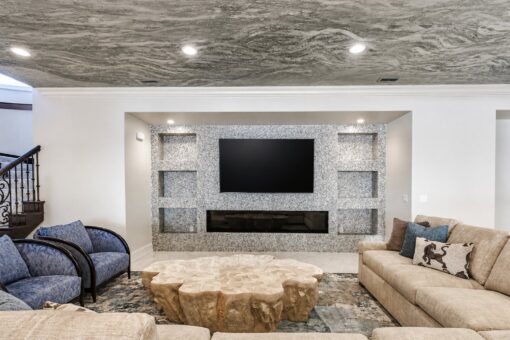 Gatsby custom home in Oconomowoc by Kingfogl – basement - lounge - view 2