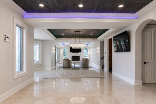 Gatsby custom home in Oconomowoc by Kingfogl – basement - lounge - view 3