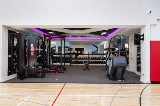 Gatsby custom home in Oconomowoc by Kingfogl – basement - home gym - view 2