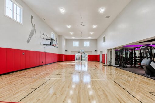 Gatsby custom home in Oconomowoc by Kingfogl – basement - sport court - view 3