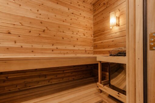Gatsby custom home in Oconomowoc by Kingfogl – basement - sauna - view 2
