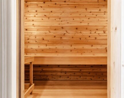 Gatsby custom home in Oconomowoc by Kingfogl – basement - sauna - view 3
