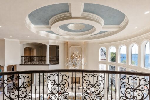 Gatsby custom home in Oconomowoc by Kingfogl – ceiling - great room dome - view 2