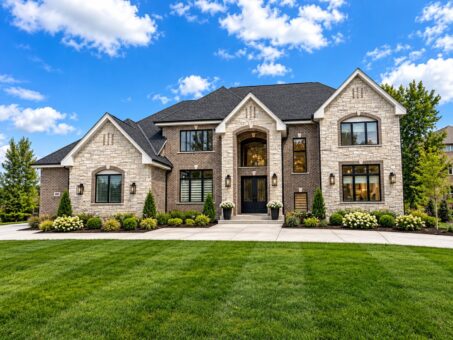 Hawks Ridge custom home in Brookfield by Kingfogl – front elevation