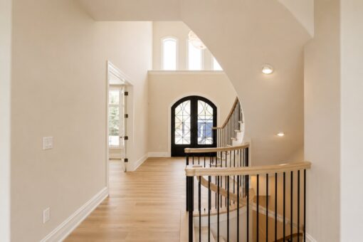 Oriole custom home in Mequon by Kingfogl – 1st floor - foyer - front doors - view 3