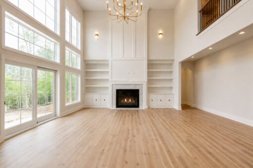 Oriole custom home in Mequon by Kingfogl – 1st floor - great room - fireplace