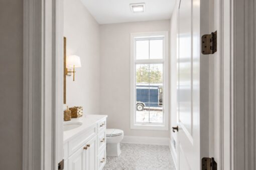 Oriole custom home in Mequon by Kingfogl – 1st floor - powder room