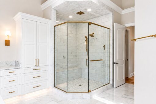 Oriole custom home in Mequon by Kingfogl – 1st floor - primary bath - shower - view 2