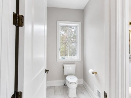 Oriole custom home in Mequon by Kingfogl – 1st floor - primary bath - water closet