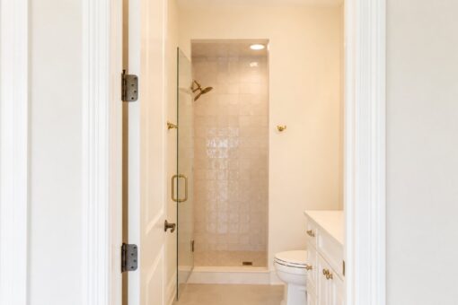 Oriole custom home in Mequon by Kingfogl – 2nd floor - bath - tile shower - view 2
