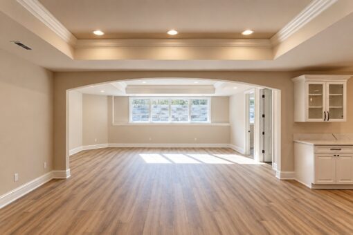 Oriole custom home in Mequon by Kingfogl – basement - rec room - view 1