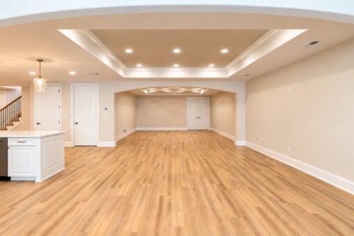 Oriole custom home in Mequon by Kingfogl – basement - rec room - view 2