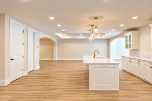 Oriole custom home in Mequon by Kingfogl – basement - bar - view 1
