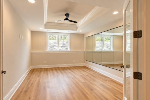Oriole custom home in Mequon by Kingfogl – basement - exercise room - view 2