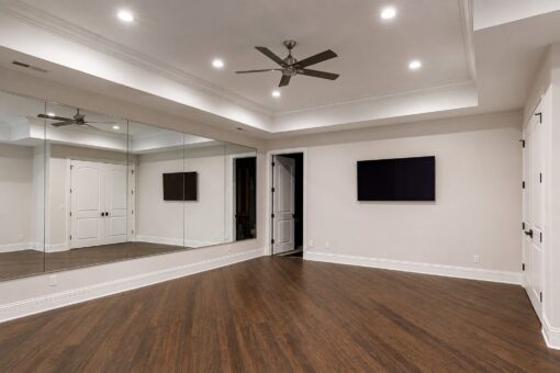 Prescott custom home in Mequon by Kingfogl – lower level exercise room