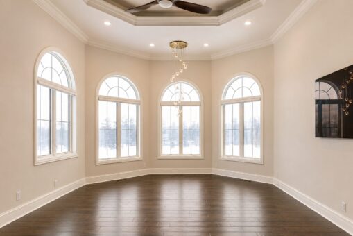 Prescott custom home in Mequon by Kingfogl – office