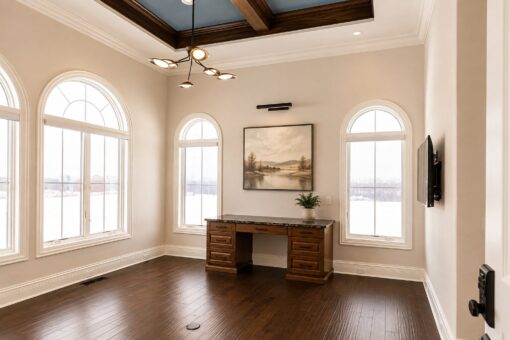 Prescott custom home in Mequon by Kingfogl – office desk