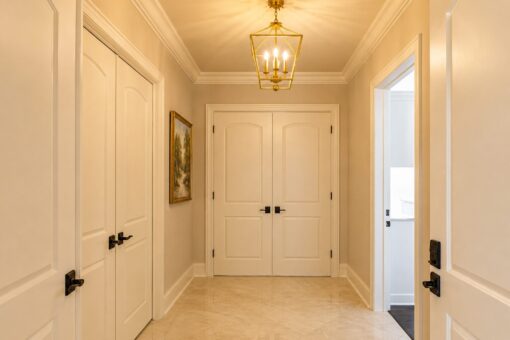 Prescott custom home in Mequon by Kingfogl – primary suite entry