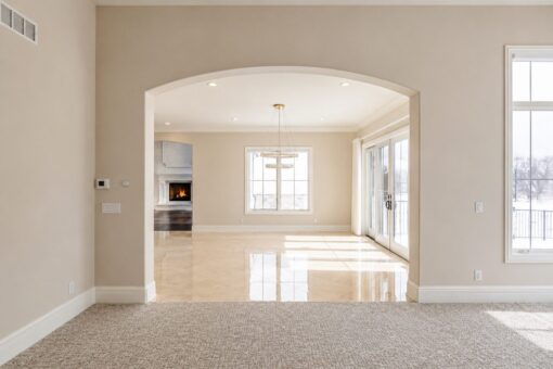 Prescott custom home in Mequon by Kingfogl – primary bedroom