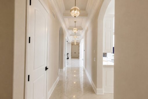 Prescott custom home in Mequon by Kingfogl – hallway