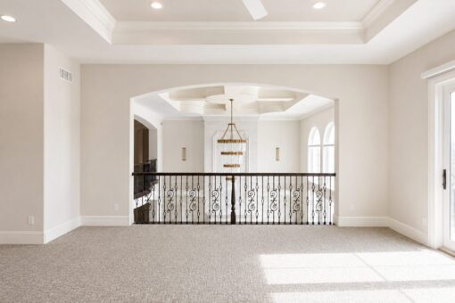 Prescott custom home in Mequon by Kingfogl – loft overlook