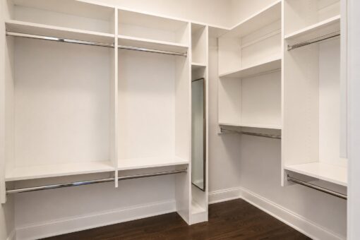 Prescott custom home in Mequon by Kingfogl – bedroom closet view 2