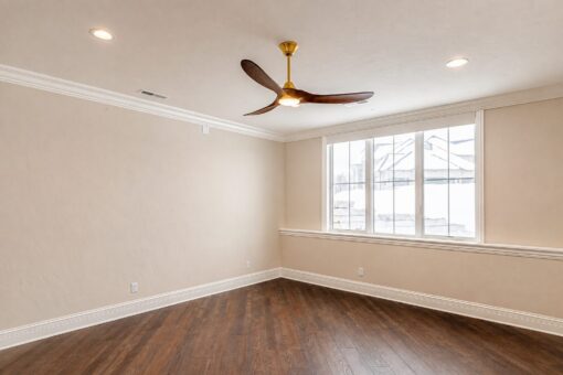 Prescott custom home in Mequon by Kingfogl – lower level bedroom