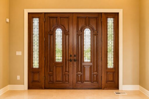 Richland custom home in Brookfield by Kingfogl – 1st floor - front entry doors