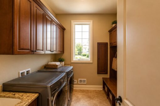 Richland custom home in Brookfield by Kingfogl – 1st floor - laundry room