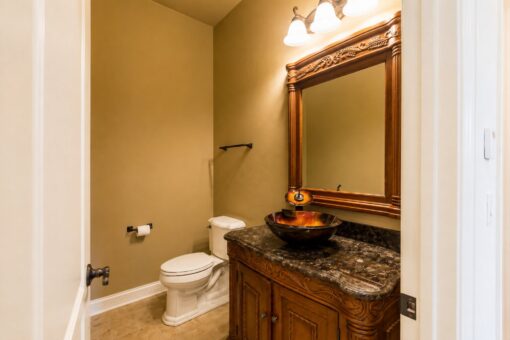 Richland custom home in Brookfield by Kingfogl – 2nd floor - powder room