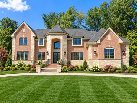 Rivendell custom home in Brookfield by Kingfogl – front elevation