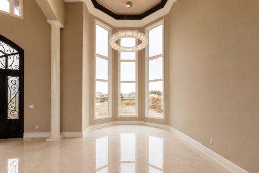 Saddlebrook custom home in Mequon by Kingfogl – study bay window