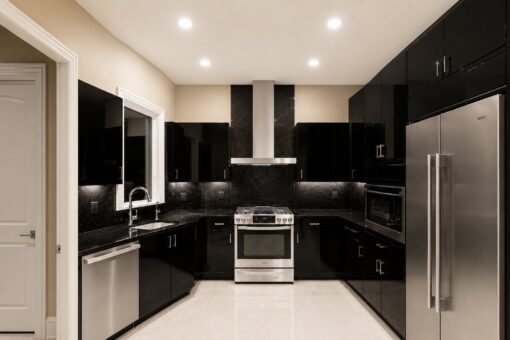 Saddlebrook custom home in Mequon by Kingfogl – prep kitchen view 2