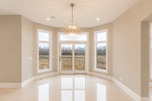 Saddlebrook custom home in Mequon by Kingfogl – breakfast area
