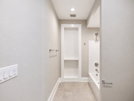 Sanctuary custom home in Menomonee Falls by Kingfogl – 2nd floor bathroom tub
