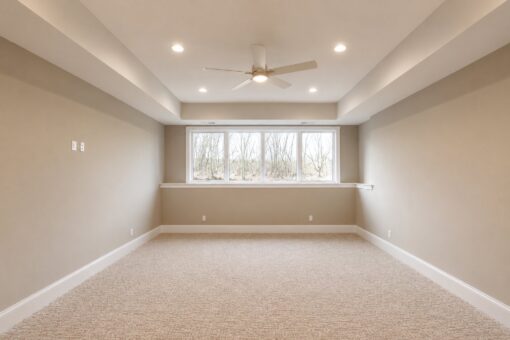 Sanctuary custom home in Menomonee Falls by Kingfogl – basement bedroom