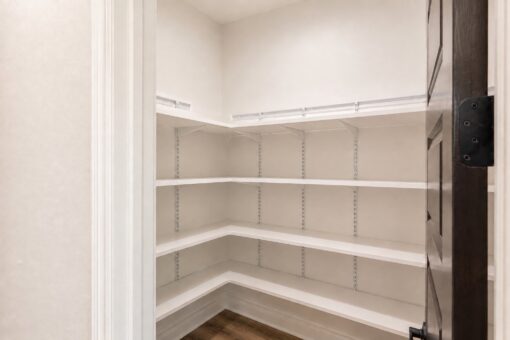 Turnberry custom home in New Berlin by Kingfogl – pantry shelving