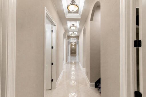Vizzini custom home in Franklin by Kingfogl – 1st floor - main hallway - view 1