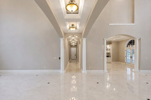 Vizzini custom home in Franklin by Kingfogl – 1st floor - main hallway - view 2